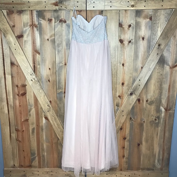 Hayley Paige Strapless pageant formal dress - Picture 4 of 8